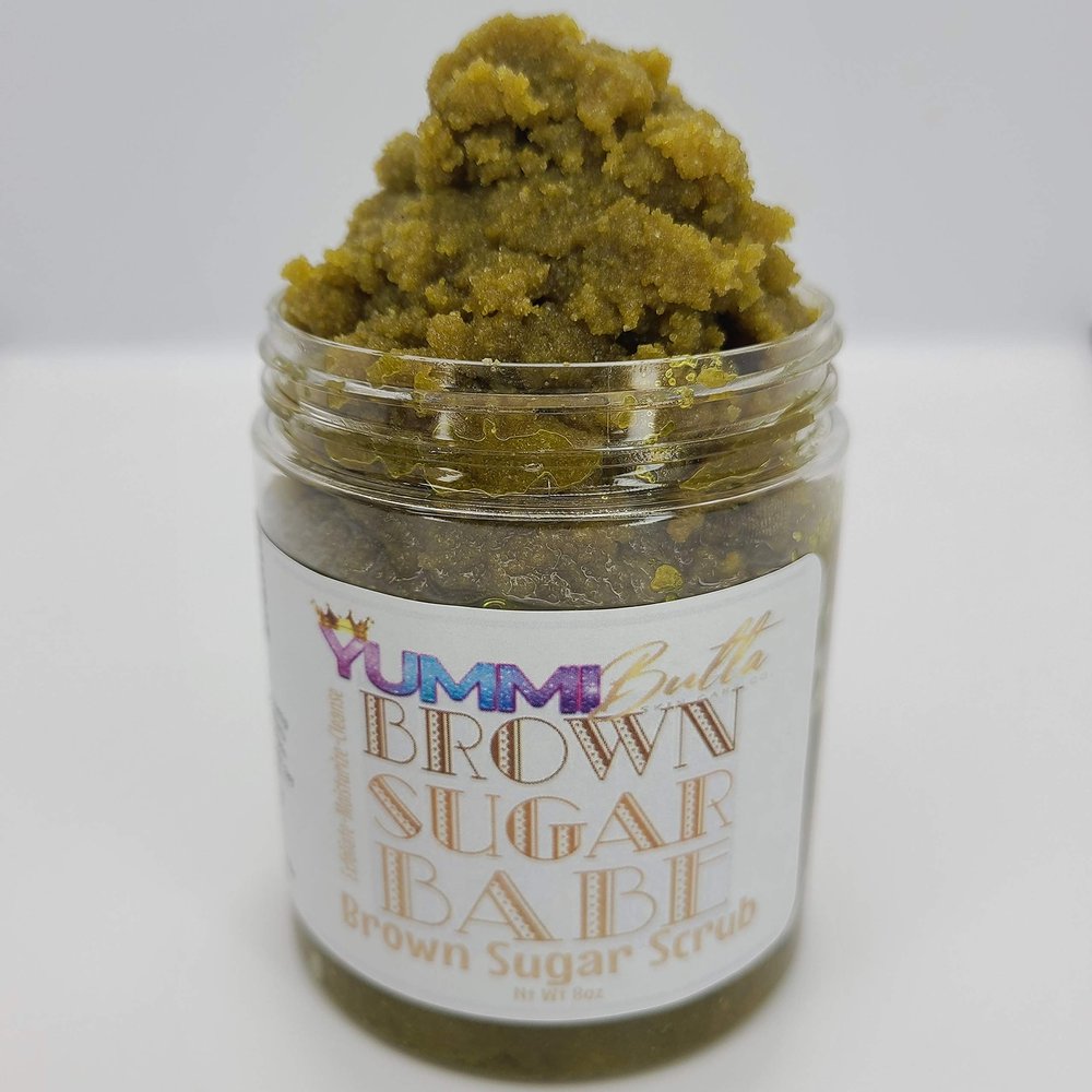 Brown Sugar Baby sugar scrub Body scrub Shea butter scrub Skincare moisturizer