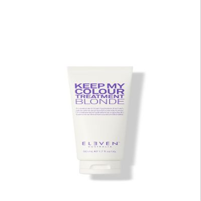 ELEVEN AUSTRALIA Keep My Colour Treatment Hair Mask - Blonde Toner for Damaged & Dry Hair, Conditions & Repairs, Deep Conditioner Treatment, Reduces Brass, Blue Based Toner for Men & Women - 1.7 Fl Oz