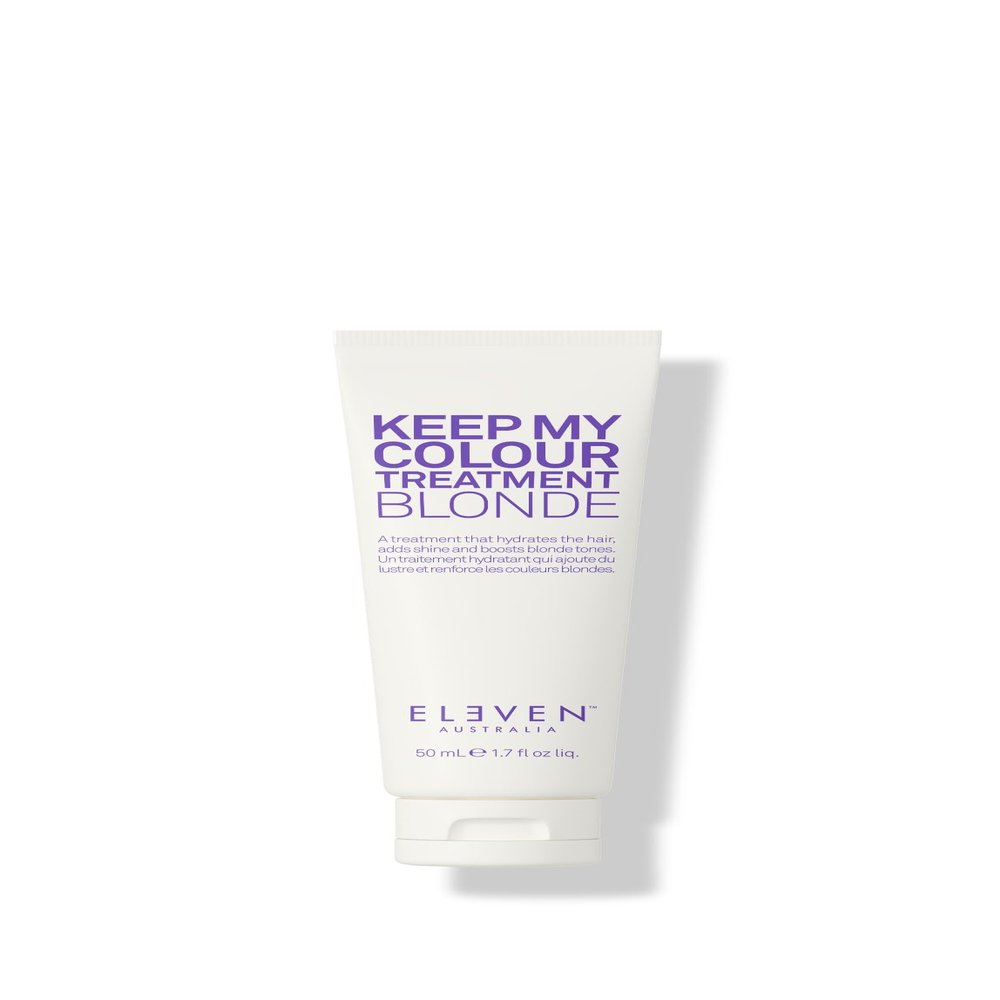 ELEVEN AUSTRALIA Keep My Colour Treatment Hair Mask - Blonde Toner for Damaged & Dry Hair, Conditions & Repairs, Deep Conditioner Treatment, Reduces Brass, Blue Based Toner for Men & Women - 1.7 Fl Oz