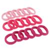 100 Pack Pink Color Nylon Elastics Hair Bands for Baby Girls' Small Hair Ropes view 4
