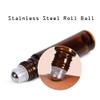 10 ml 6 Pack Amber Glass Roller Bottles Empty Refillable Essential Oil Glass Roller Bottle with Stainless Steel Roller Balls including 1 bottle opener and 1 dropper view 4