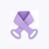 MIPPER Silicone Shower Brush Bath Towel Rubbing Back Mud Peeling Body Bath Strap,Skin Clean Massage Double Sided Bath Scrubber (26.8 inch long, purple) view 1