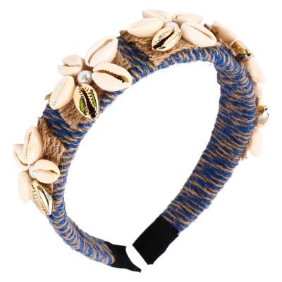 1pc Shell Rope Headband Elegant Hair Hoop Headwear Women Headdress Summer Shell Headband summer wide hedband wide Headband for women Bridal Hair Hoop conch shell bride fresh