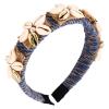 1pc Shell Rope Headband Elegant Hair Hoop Headwear Women Headdress Summer Shell Headband summer wide hedband wide Headband for women Bridal Hair Hoop conch shell bride fresh view 1