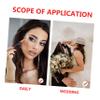 SOLUSTRE 1pc Bridal Flower Headband for Women Elegant Red Wedding Hair Accessory for Brides and Bridesmaids Charming Headdress to Complement Various Styles and Outfits view 3