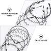 12Pcs wavy headband Elastic Hair Hoop steel headband hair ties for women wedding headpiece for bride wide mens Slicked-back Metal issue card men and women toothed view 3