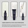 ZEUS Starter Beard Wash & Beard Oil Kit for Men, Softens, Hydrates & Moisturizes Facial Hair, Promotes Healthy Growth & Shine (Made In USA) Sandalwood view 2