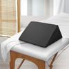 Saloniture Triangle Wedge Massage Table Bolster Pillow, Extra Large - 19 x 12 x 20 x 15.5 Inch - Black view 4