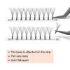 Premade Volume Eyelash Extensions 3D-D-0.07-9-16mix Long Stem Premade Fans Eyelash Extensions .07 .10 Premade Volume Fans Volume Lash Extensions C D Curl(3D-C-0.07,9-16 mix) view 2