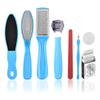 10 in 1 Professional Foot Care Kit Pedicure Tools Set Stainless Steel Foot Rasp Foot Dead Skin Remover Clean Toenail Care Kit (1 set 8 in 1) view 1