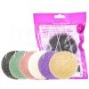 6 Pack Natural Konjac Facial Sponges, findTop 6 Colors Konjac Exfoliating Facial Sponge Set for Gentle Face Cleansing and Exfoliation- Charcoal, Turmeric, French Green, White Pink & Purple view 2