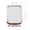 Beaupretty Portable Tabletop Makeup Mirror Double Sided Magnification Rose for Beauty Routine view 2