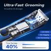 Manscape Trimmer for Men - No Nicks Electric Razor-Shaver for Balls/Pubic/Groin/Legs/Chest Hair Removal w/Light & Ceramic Blade, IPX7 Waterproof Full Body Hair Groomer USB-C Charging, Gifts for men view 4