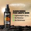 Beardo Max Sunscreen Spray for Men 50ml | Non-greasy Sunscreen | Suitable for Oily, Acne Prone Skin | Oil Free Sunscreen view 3