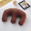 cozy heart Beauty Salon Breast Pillow Feminine Bolster Breast Pillow for Massage Table, Massage Face Cradle Rest Pillow for SPA Salon,Removable Cover (Brown) view 1