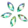 Pssopp 500Pcs Light Green AB Horse Eye Oval Rhinestones view 1