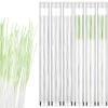 Maitys 360 Pieces Ear Hole Floss Piercing Cleaner Floss Disposable Piercing Aftercare Cleaning Line Ear Hole Care Cleaning Tool for Women Men(White, Green) view 1