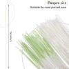 Maitys 360 Pieces Ear Hole Floss Piercing Cleaner Floss Disposable Piercing Aftercare Cleaning Line Ear Hole Care Cleaning Tool for Women Men(White, Green) view 2