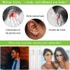 Maitys 360 Pieces Ear Hole Floss Piercing Cleaner Floss Disposable Piercing Aftercare Cleaning Line Ear Hole Care Cleaning Tool for Women Men(White, Green) view 3