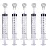 5 Packs 10ml Plastic Measuring Syringe With 5 Injector Kit, No Needle Perfume Dispenser Pump Perfume Refill Tool Perfume Decanting Supplies for Travel Empty Perfume Bottles view 1