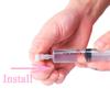 5 Packs 10ml Plastic Measuring Syringe With 5 Injector Kit, No Needle Perfume Dispenser Pump Perfume Refill Tool Perfume Decanting Supplies for Travel Empty Perfume Bottles view 3