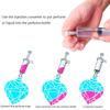 5 Packs 10ml Plastic Measuring Syringe With 5 Injector Kit, No Needle Perfume Dispenser Pump Perfume Refill Tool Perfume Decanting Supplies for Travel Empty Perfume Bottles view 4
