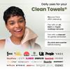 Clean Skin Club Bamboo Viscose Clean Towels XL 100% USDA Biobased Face Towel, Disposable Face Towelette, Makeup Remover Dry Wipes, Ultra Soft, 50 Ct, 1 Pack view 4