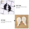 Beaupretty 4 Pairs Cute Hair Clips, Devil Horn Hair Clips Hairpins Angel Wings Cartoon Leather Hairclips Non Slip Clamps Lovely Hair Accessories view 4