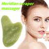 Gua Sha Facial Tools Natural Quartz Jade Stone Face Neck Body Acupressure Scraper Therapy Tool Gua Sha Stone for SPA Acupuncture Therapy Treatment on Face Back, Arms, Neck, Shoulder view 4