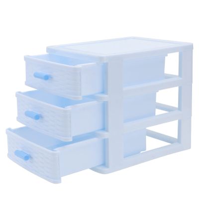 DOITOOL 1pc Multi-layer Drawer-type Desktop Storage Box Compact Jewelry Case for Cosmetics Stationery Sturdy Organizer for Girls for Lipstick Nail Polish Space-saving Design