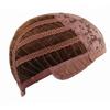 Andongnywell Short Curly Human Hair Wig for Black Women Hair Wigs with Bangs Density Wig Heat Resistant (Brown,One Size,) view 3