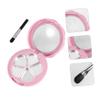 2 Sets Box lipstick box Make Up Container Pallet lip balm container Empty Makeup DIY eyeshadow plate lip container lip gloss container nail art plastic assembled travel display box view 4