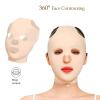 3D Reusable Breathable Beauty Women Anti Wrinkle Slimming Bandage V Shaper Full Face Lift Sleeping Mask view 2
