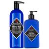 Jack Black All Over Wash Face, Body & Hair Cleanser, 33 Fl Oz  Multi-Purpose Body Wash for Men Cool Moisture Body Lotion, 16 Fl Oz  Body Lotion for Dry Skin view 1
