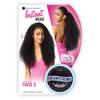 Sensationnel Instant Weave Half Wig - 5 Synthetic Blendwig Adjustable Drawstring for Seamless Hair Blending (4 MEDBROWN) view 3