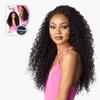 Sensationnel Instant Weave Half Wig - 5 Synthetic Blendwig Adjustable Drawstring for Seamless Hair Blending (1B OFFBLACK) view 2