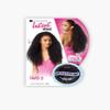 Sensationnel Instant Weave Half Wig - 5 Synthetic Blendwig Adjustable Drawstring for Seamless Hair Blending (1B OFFBLACK) view 3