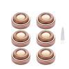 Facial Hair Remover Replacement Heads, 6 Pcs Suitable for Most Electric epilators 18K Gold-Plated Rose Gold view 1
