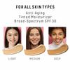 CHICA BEAUTY 3 in 1 Tinted Face Moisturizer with Anti-Aging Antioxidants, Vitamin A&E - SPF 30 Sunscreen with UVA/UVB Protection - Oil Free, Vegan, Cruelty & Paraben Free, For All Skin Types - (Light) view 2