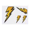 Azeeda 4 x 'Lightning Bolt' Temporary Tattoos - Water Resistant, Skin-Safe, Non-Toxic Transfers, Mixed Sizes (TO00041737) view 1