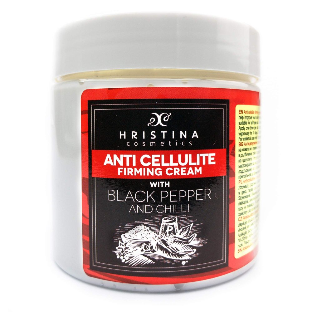 Anti Cellulite Cream With Black Pepper, Cellulite Remover, Body Firming and Tightening, Perfect For Anti Cellulite Treatment Massage for Stomach, Legs and Arms