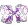 OV-2933L Large Hair Bow Mermaids over White view 1
