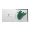 Gua Sha Massage Tool for Facial Massage, 100% Natural Jade Stone Green Aventurine/Rose Quartz Gua Sha Tool, Gua Sha Stones for Face Skincare Rejuvenate Skin and Remove Wrinkles (Green) view 1