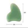 Gua Sha Massage Tool for Facial Massage, 100% Natural Jade Stone Green Aventurine/Rose Quartz Gua Sha Tool, Gua Sha Stones for Face Skincare Rejuvenate Skin and Remove Wrinkles (Green) view 2