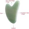 Gua Sha Massage Tool for Facial Massage, 100% Natural Jade Stone Green Aventurine/Rose Quartz Gua Sha Tool, Gua Sha Stones for Face Skincare Rejuvenate Skin and Remove Wrinkles (Green) view 3