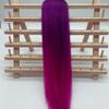 Ombre Purple Pink Braiding Hair Pre Stretched Synthetic Yaki Ez Braid Braiding Hair view 3