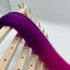 Ombre Purple Pink Braiding Hair Pre Stretched Synthetic Yaki Ez Braid Braiding Hair view 4
