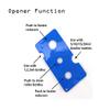 25 Pack 10ml Cobalt Blue Glass Roller Bottles Empty Refillable Essential Oil Glass Roller Bottle with Stainless Steel Roller Balls (1 Opener, 1 Dropper, Included) view 3