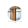 Dressing Mirror Rimless Bathroom Mirror, Hotel Restaurant Wall-Mounted Beauty Mirror High Definition Home Beauty Mirror Ultra Thin Big Mirror Clear (Size : 5050CM) view 2