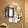 Dressing Mirror Rimless Bathroom Mirror, Hotel Restaurant Wall-Mounted Beauty Mirror High Definition Home Beauty Mirror Ultra Thin Big Mirror Clear (Size : 5050CM) view 4